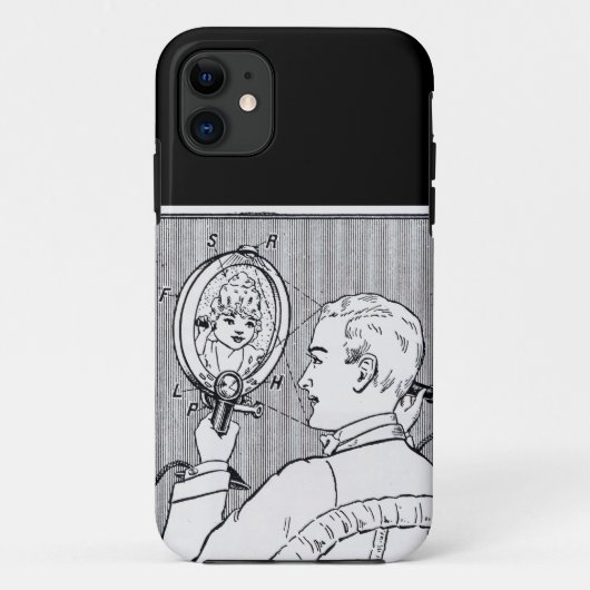 アンティークカスタムテレビ電話iPhone / iPadケース Case-Mate iPhoneケース (裏面)