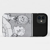 アンティークカスタムテレビ電話iPhone / iPadケース Case-Mate iPhoneケース (裏面(横))