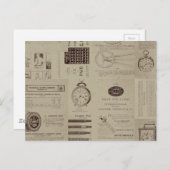 アンティークカタログページ ポストカード (正面/裏面)