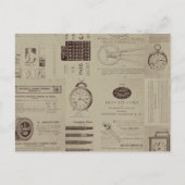 アンティークカタログページ ポストカード (正面)