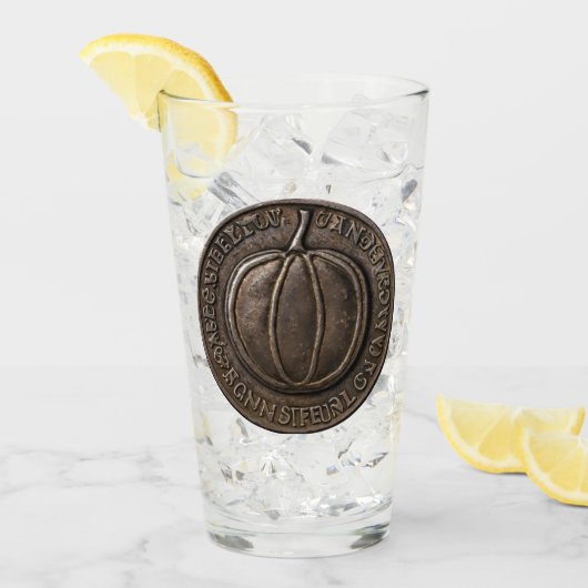 アンティークカボチャ タンブラーグラス (アイス正面)