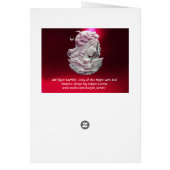 アンティークカメオ、フクロウモノグラムの夜のムーンレディ (裏面)