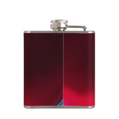 アンティークカメオ、フクロウモノグラムの夜のムーンレディ フラスク (裏面)