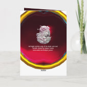 アンティークカメオ、ムーンレディーオブナイトバレンタインデー シーズンカード (裏面)