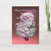 アンティークカメオ、ムーンレディーオブナイトバレンタインデー シーズンカード (正面)