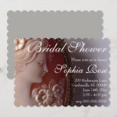 アンティークカメオ 招待状 (正面/裏面)