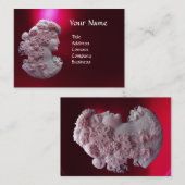 アンティークカメオ、葡萄とブドウを持つ女性 名刺 (正面/裏面)