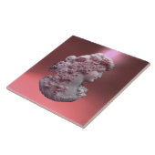 アンティークカメオ、葡萄を持つ女性 タイル (側面)