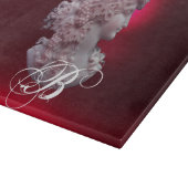 アンティークカメオ、葡萄モノグラム付き女性 カッティングボード (角)