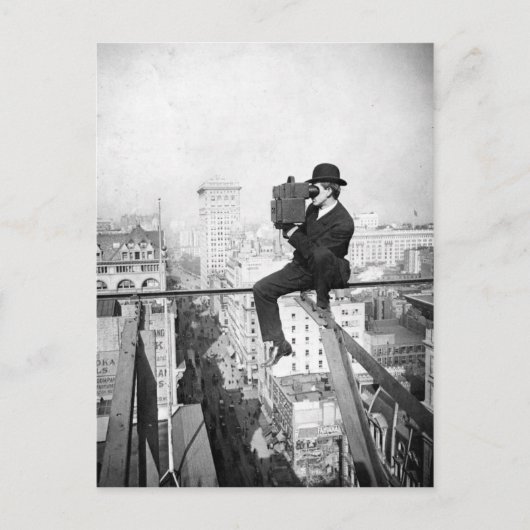 アンティークカメラの市高層ヴィンテージ写真 ポストカード (正面)