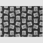 アンティークカメラパターン図解入りの、写真付きのヴィンテージカメラ 薄葉紙 (正面)