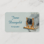 アンティークカメラフォトグラファー名刺 名刺 (裏面)