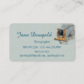 アンティークカメラフォトグラファー名刺 名刺 (正面)