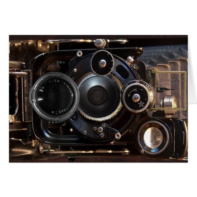 アンティークカメラ撮影ヴィンテージレンズフィルム (正面横)