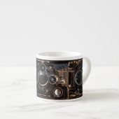 アンティークカメラ撮影ヴィンテージレンズフィルム エスプレッソカップ (正面右)
