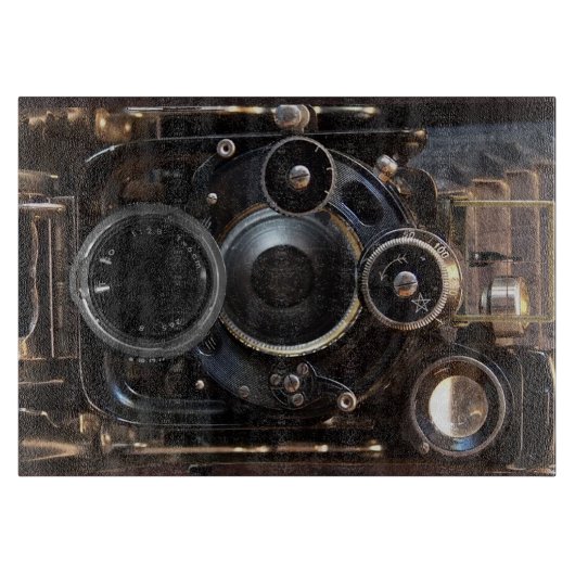 アンティークカメラ撮影ヴィンテージレンズフィルム カッティングボード (正面)