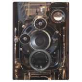 アンティークカメラ撮影ヴィンテージレンズフィルム クリップボード (裏面)