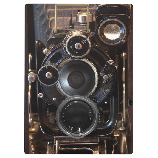 アンティークカメラ撮影ヴィンテージレンズフィルム クリップボード (裏面)