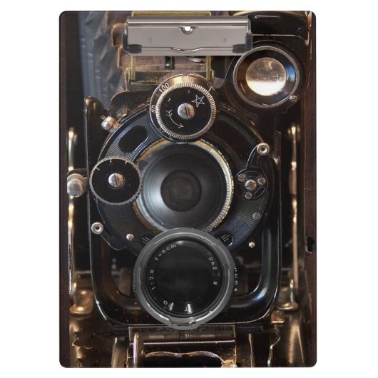 アンティークカメラ撮影ヴィンテージレンズフィルム クリップボード (正面)