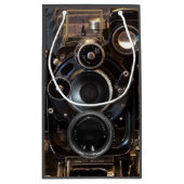 アンティークカメラ撮影ヴィンテージレンズフィルム スモールペーパーバッグ (裏面)