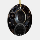 アンティークカメラ撮影ヴィンテージレンズフィルム セラミックオーナメント (右)