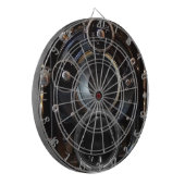 アンティークカメラ撮影ヴィンテージレンズフィルム ダーツボード (正面左)