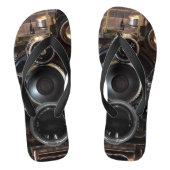 アンティークカメラ撮影ヴィンテージレンズフィルム ビーチサンダル (フットベッド)