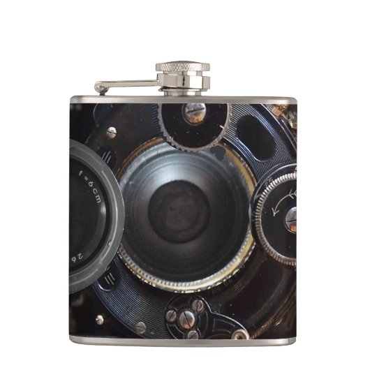 アンティークカメラ撮影ヴィンテージレンズフィルム フラスク (正面)