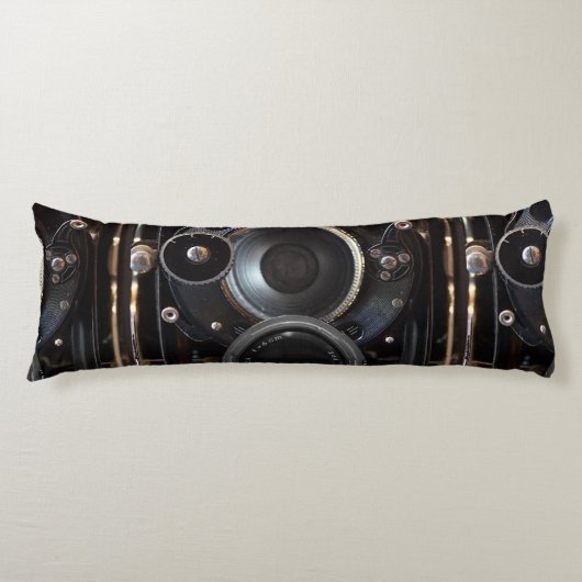 アンティークカメラ撮影ヴィンテージレンズフィルム ボディピロー (正面)