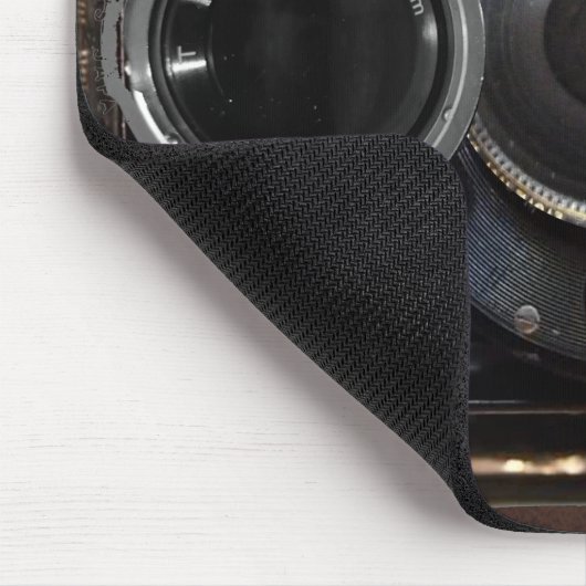 アンティークカメラ撮影ヴィンテージレンズフィルム マウスパッド (コーナー)