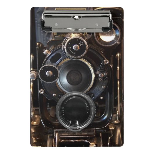 アンティークカメラ撮影ヴィンテージレンズフィルム ミニクリップボード (正面)