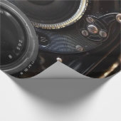 アンティークカメラ撮影ヴィンテージレンズフィルム ラッピングペーパー (角)