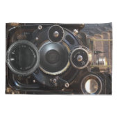 アンティークカメラ撮影ヴィンテージレンズフィルム 枕カバー (裏面)