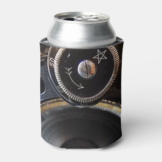 アンティークカメラ撮影ヴィンテージレンズフィルム 缶クーラー (缶正面)