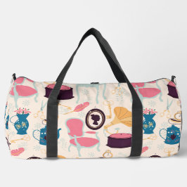 アンティークカメラ蓄音機ビクトリアン ダッフルバッグ