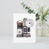 アンティークカメラ ポストカード (スタンド正面)