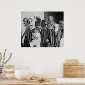 アンティークカメラat the White House, 1930s ポスター (キッチン)