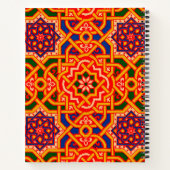 アンティークカラフルカーペットプリント ノートブック (裏面)