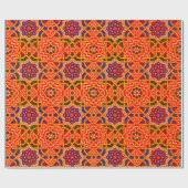 アンティークカラフルカーペットプリント ラッピングペーパー (フラット)