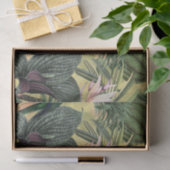 アンティークカラフルパロッツ熱帯ジャングルパターン 薄葉紙 (ギフト)