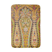 アンティークカラフル花柄 バスマット (正面縦)