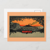 アンティークカラーリトホテルブリストルナプルナポリ ポストカード (正面/裏面)