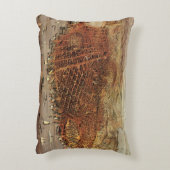 アンティークカリフォルニア州サンフランシスコの航空地図 アクセントクッション (裏面(縦))