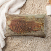 アンティークカリフォルニア州サンフランシスコの航空地図 ランバークッション (ブランケット)