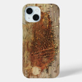 アンティークカリフォルニア州サンフランシスコの航空地図 Case-Mate iPhoneケース (裏面)