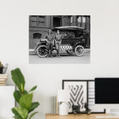 アンティークカーガールズ， 1920s ポスター (ホームオフィス)