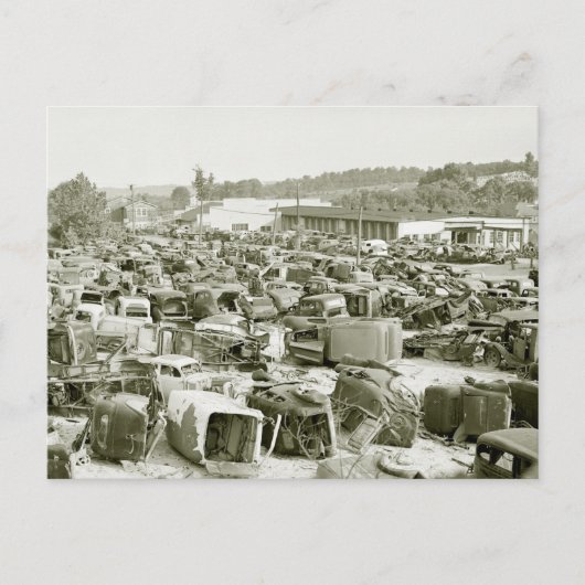 アンティークカーコレクターの夢， 1940年代 ポストカード (正面)