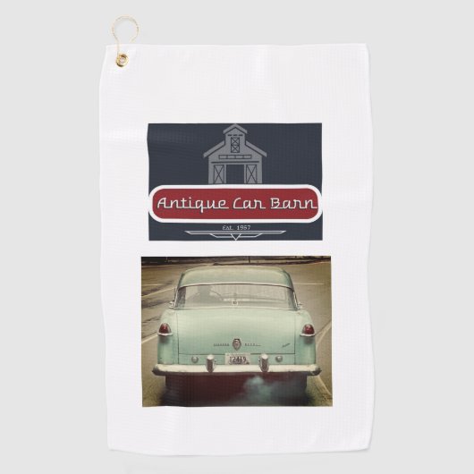 アンティークカーバーン – ゴルフタオル – '54 Packard (正面)