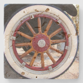 アンティークカーホイールストーンコースター ストーンコースター