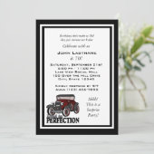 アンティークカー誕生日招待状 招待状 (スタンド正面)